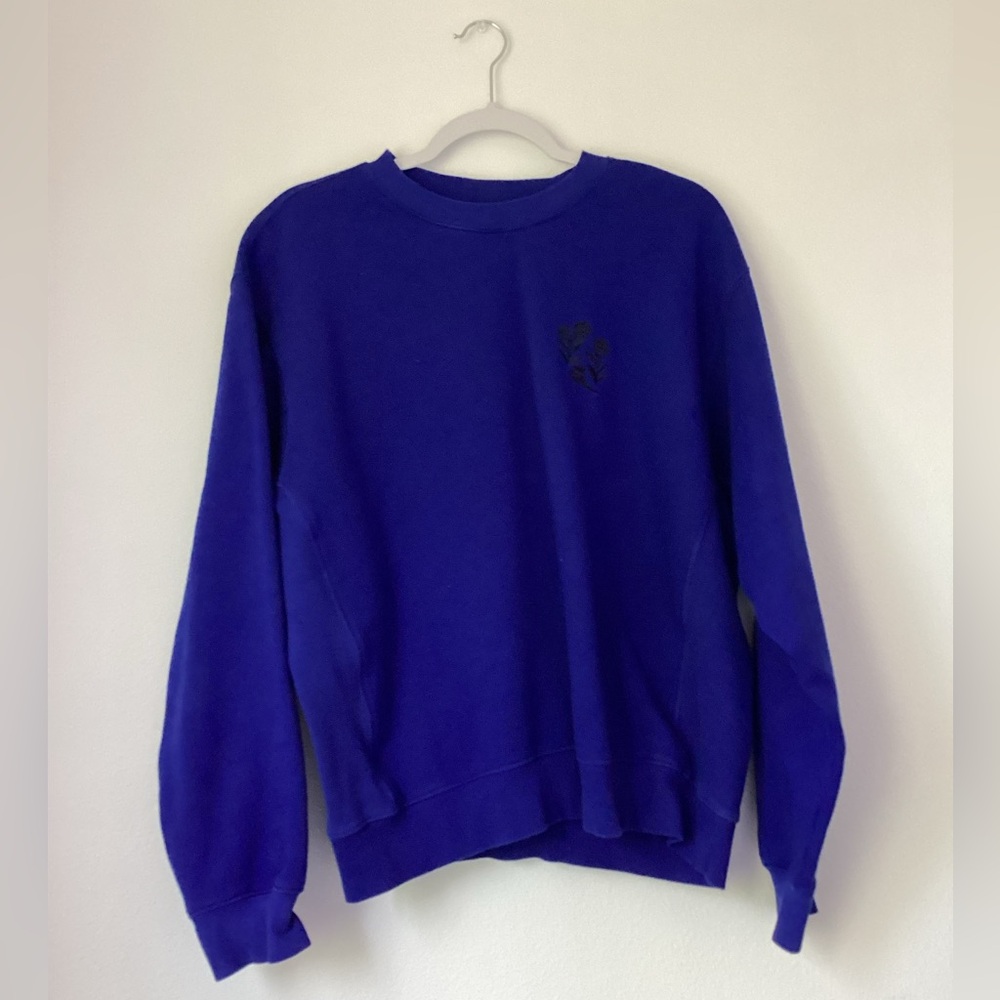 H&M Vibrant Blue Relaxed Fit Sweater